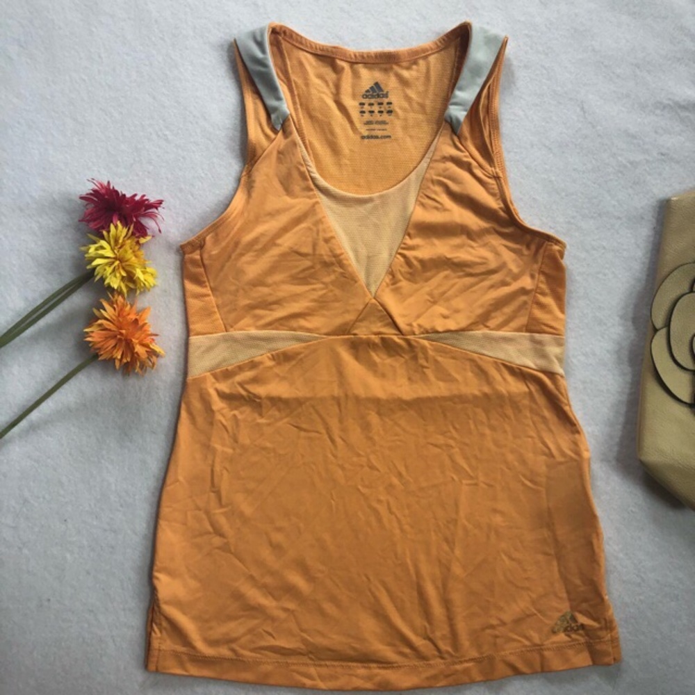✨Adidas Climacool Orange Tank✨